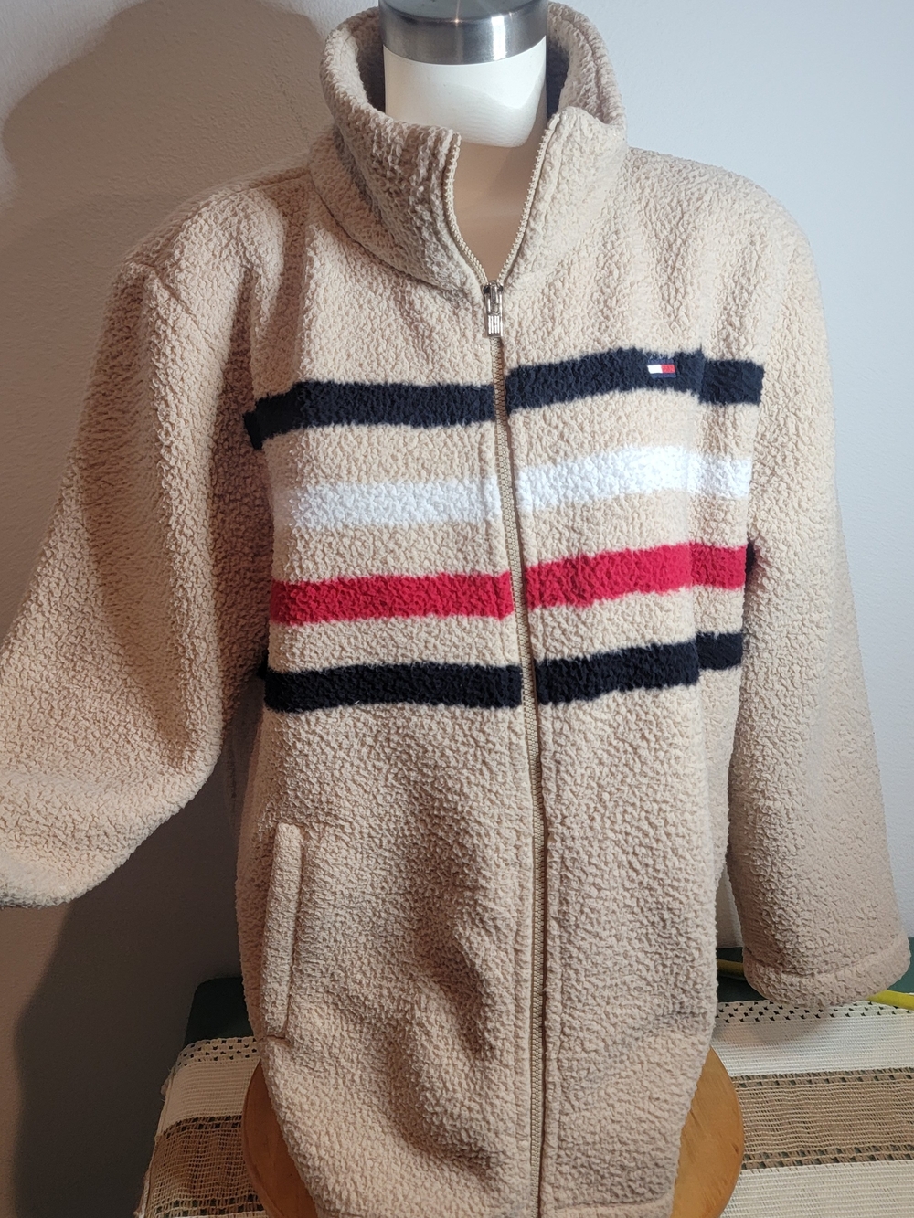Tommy HILFIGER sherpa Jacket Sz L